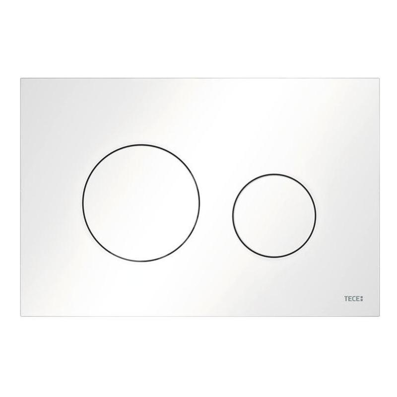 Tece TECEloop - Commande de chasse d'eau, blanc 9240920