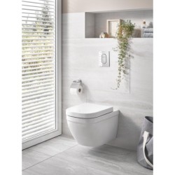 Grohe Euro Ceramic - Cuvette de toilette suspendue, rimless, Triple Vortex, blanc alpin 39328000