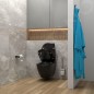 kielle Gaia - WC suspendu avec abattant softclose, Rimless, noir mat 30115040 kielle Gaia - WC suspendu avec abattant softclose, Rimless, noir mat 30115040