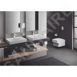 Grohe Eurocube - Mitigeur de lavabo avec garniture de vidage, chrome 23445000