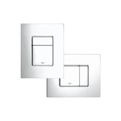 Grohe Solido - Set de bâti-support, cuvette Bau Ceramic et abattant softclose, plaque de déclenchement Skate Cosmopolitan,