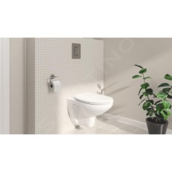 Grohe Solido - Set de bâti-support, cuvette Bau Ceramic et abattant softclose, plaque de déclenchement Skate Cosmopolitan,