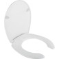 Sapho Uran Project - Abattant WC pour PMR, duroplast, blanc 1010