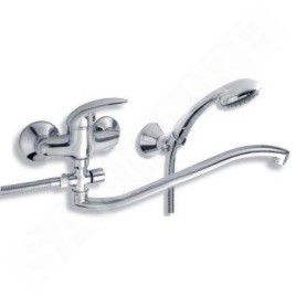 Novaservis Metalia 55 - Robinetterie de baignoire avec accessoires, chrome 55033,0