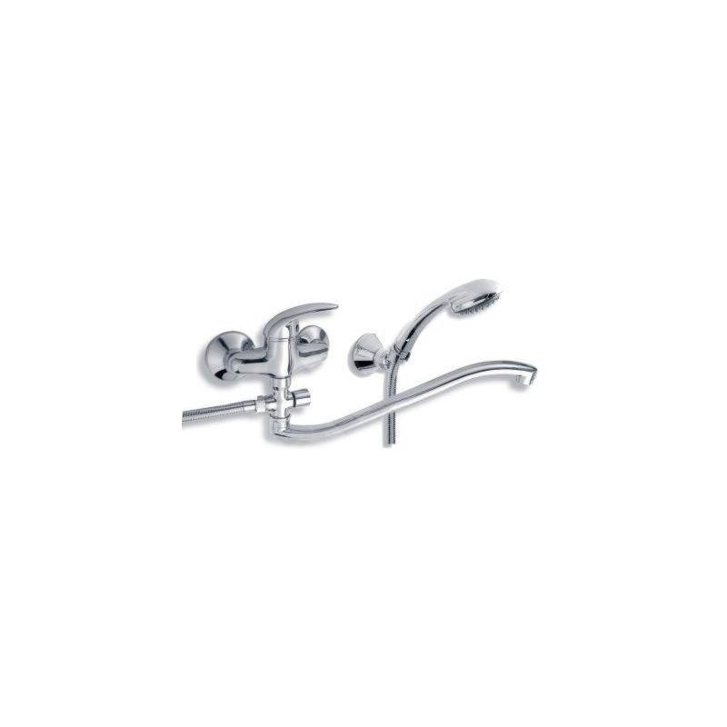 Novaservis Metalia 55 - Robinetterie de baignoire avec accessoires, chrome 55033,0 Novaservis Metalia 55 - Robinetterie de baignoire avec accessoires, chrome 55033,0
