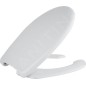 Sapho Uran Project - Abattant WC pour PMR, duroplast, blanc 1010