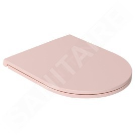 Sapho Isvea - Abattant toilette Slim, SoftClose, rose saumon 40KF0541I-S