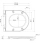 Sapho Isvea - Abattant toilette Slim, SoftClose, rose saumon 40KF0541I-S