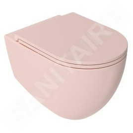 Sapho Isvea - Abattant toilette Slim, SoftClose, rose saumon 40KF0541I-S