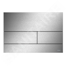 Tece TECEsquare - Commande de chasse d'eau finition anti-empreintes, inox brossé 9240830