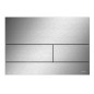 Tece TECEsquare - Commande de chasse d'eau finition anti-empreintes, inox brossé 9240830