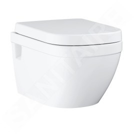 Grohe Euro Ceramic - WC suspendu avec abattant softclose, rimless, blanc alpin 39703000