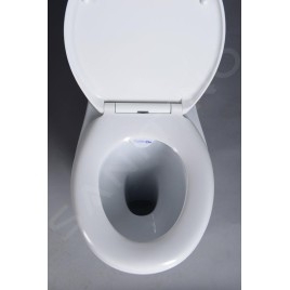 Sapho Etiuda - WC à poser pour personnes à mobilité réduite CLEAN ON, Rimless, évacuation horizontale, blanc K11-0221