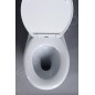 Sapho Etiuda - WC à poser pour personnes à mobilité réduite CLEAN ON, Rimless, évacuation horizontale, blanc K11-0221