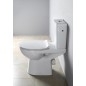 Sapho Etiuda - WC à poser pour personnes à mobilité réduite CLEAN ON, Rimless, évacuation horizontale, blanc K11-0221