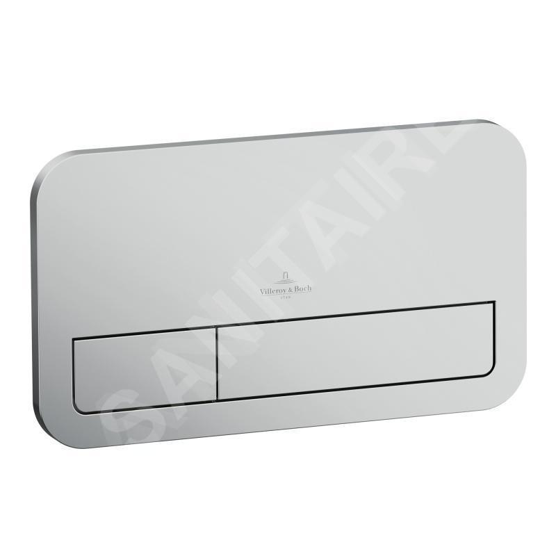 Villeroy & Boch ViConnect - Plaque de déclenchement E200, chrome mat 92249069 Villeroy & Boch ViConnect - Plaque de déclenchement E200, chrome mat 92249069