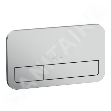 Villeroy & Boch ViConnect - Plaque de déclenchement E200, chrome mat 92249069