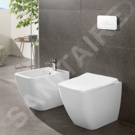 Villeroy & Boch ViConnect - Plaque de déclenchement E200, chrome mat 92249069