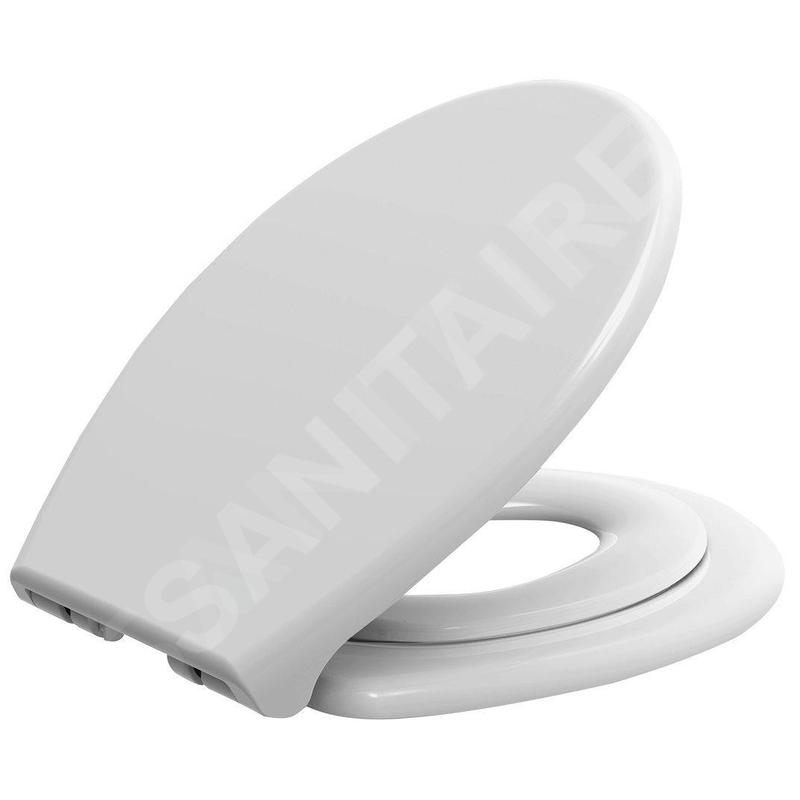 Sapho Abattants WC - Abattant WC avec abattant enfant intégré, Soft Close, blanc FS125