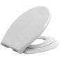Sapho Abattants WC - Abattant WC avec abattant enfant intégré, Soft Close, blanc FS125