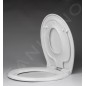 Sapho Abattants WC - Abattant WC avec abattant enfant intégré, Soft Close, blanc FS125