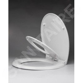 Sapho Abattants WC - Abattant WC avec abattant enfant intégré, Soft Close, blanc FS125
