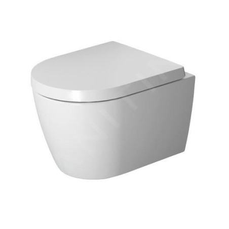 Duravit ME by Starck - WC suspendu Compact, Rimless, blanc / blanc mat 2530092600