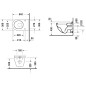 Duravit Starck 3 - WC suspendu, blanc 2200090000 Duravit Starck 3 - WC suspendu, blanc 2200090000