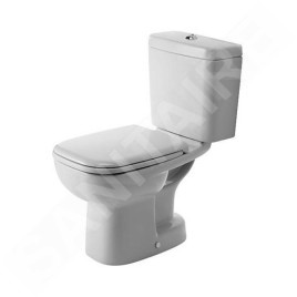 Duravit D-Code - WC à poser, évacuation verticale, blanc alpin 21110100002