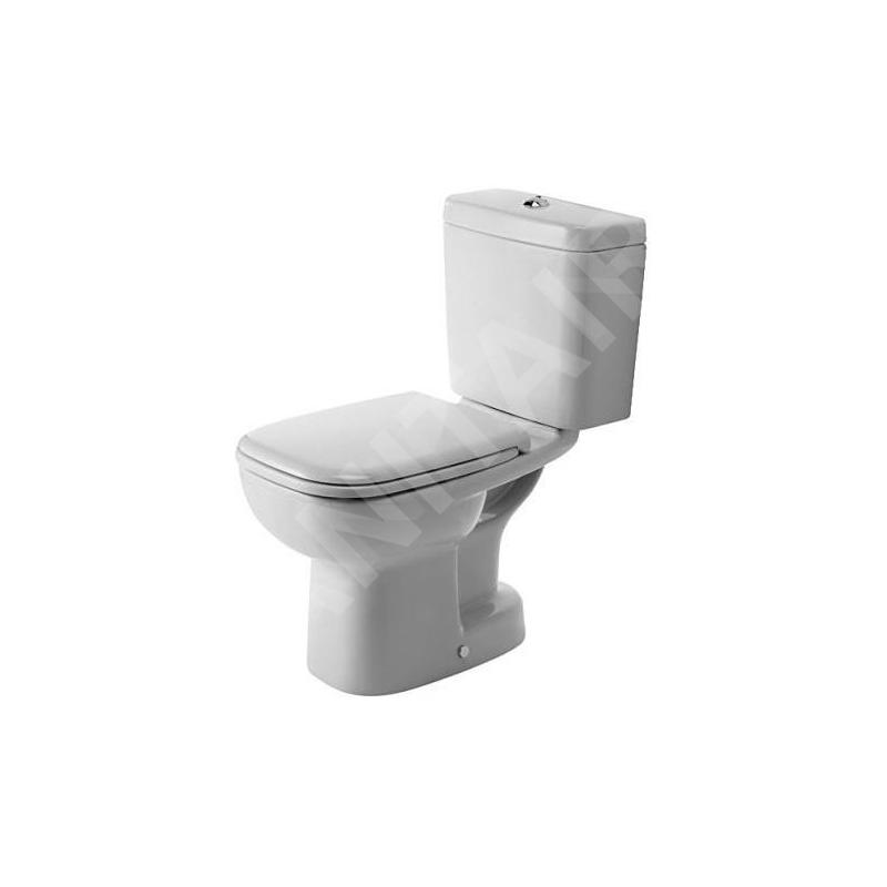 Duravit D-Code - WC à poser, évacuation verticale, blanc alpin 21110100002 Duravit D-Code - WC à poser, évacuation verticale, blanc alpin 21110100002