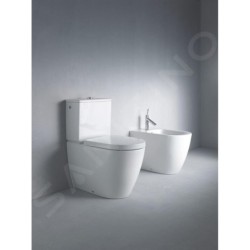 Duravit ME by Starck - Cuvette de WC combi, évacuation Vario, blanc alpin 2170090000