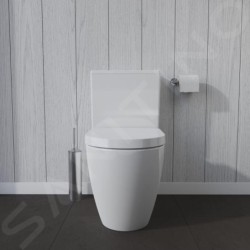 Duravit ME by Starck - Cuvette de WC combi, évacuation Vario, blanc alpin 2170090000