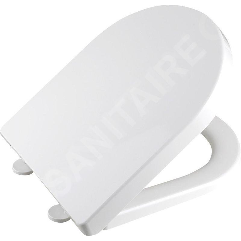 Aqualine Dona - Abattant de toilette Soft Close, blanc FD121 Aqualine Dona - Abattant de toilette Soft Close, blanc FD121