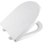 Aqualine Dona - Abattant de toilette Soft Close, blanc FD121 Aqualine Dona - Abattant de toilette Soft Close, blanc FD121