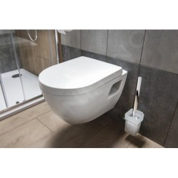 Aqualine Dona - Abattant de toilette Soft Close, blanc FD121