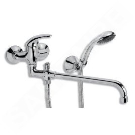 Novaservis Metalia 55 - Robinetterie de baignoire murale complète, chrome 55037,0