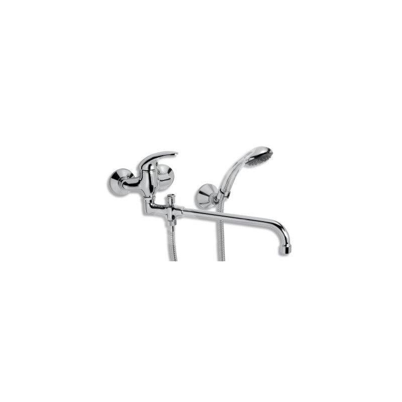 Novaservis Metalia 55 - Robinetterie de baignoire murale complète, chrome 55037,0 Novaservis Metalia 55 - Robinetterie de baignoire murale complète, chrome 55037,0