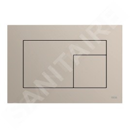 Tece TECEvelvet - Commande de chasse d'eau, finition anti-empreintes, gris-beige 9240733