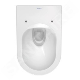 Duravit ME by Starck - WC suspendu, Rimless, avec WonderGliss, blanc alpin 25290900001