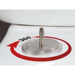 Sapho Edita - Abattant WC SoftClose, duroplast, blanc 1703-458