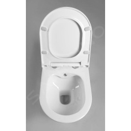 Sapho Avva - WC suspendu avec douchette de bidet, Rimless, blanc 100315