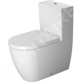 Duravit ME by Starck - Cuvette de WC à poser, avec HygieneGlaze, blanc alpin 2170092000