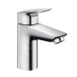 Hansgrohe Logis - Mitigeur de lavabo 100 avec garniture de vidage Push-Open, chrome 71107000 Hansgrohe Logis - Mitigeur de lavabo 100 avec garniture de vidage Push-Open, chrome 71107000
