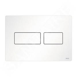 Tece TECEsolid - Commande de chasse d'eau, blanc mat 9240433