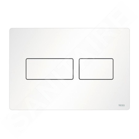 Tece TECEsolid - Commande de chasse d'eau, blanc mat 9240433
