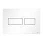 Tece TECEsolid - Commande de chasse d'eau, blanc mat 9240433