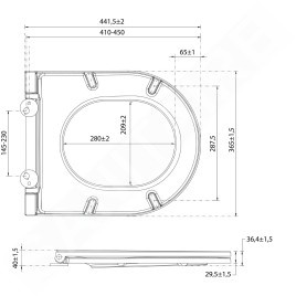Sapho Isvea - Abattant toilette Slim, SoftClose, vert pétrole 40KF0545I-S