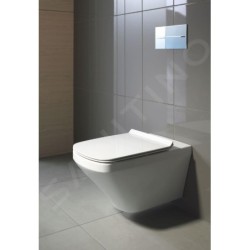 Duravit DuraStyle - WC suspendu, Rimless, avec WonderGliss, blanc alpin 25510900001