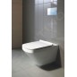 Duravit DuraStyle - WC suspendu, Rimless, avec WonderGliss, blanc alpin 25510900001 Duravit DuraStyle - WC suspendu, Rimless, avec WonderGliss, blanc alpin 25510900001