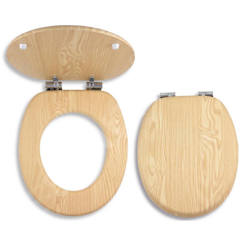 Novaservis Prestige - Abattant WC softclose, bois plaqué, frêne WC/SOFTJASAN